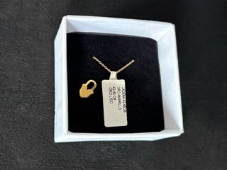 Colgante cadena oro amarillo