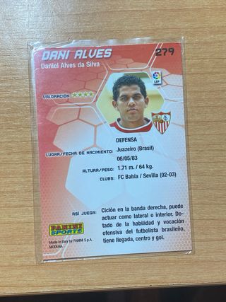 Cromo Dani Alves Megacracks 05/06