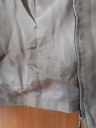 Cazadora J. Taylor ante beige T. XL