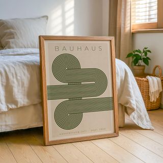 POSTER BAUHAUS VYNIL  AUSSTELLUNG 1923 - VERDE