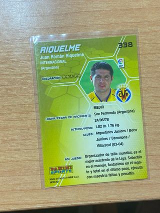 Cromo Riquelme Mega Cracks 05/06