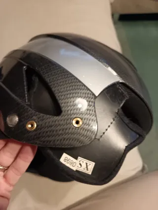 Casco sci bambini Sinner carbon look
