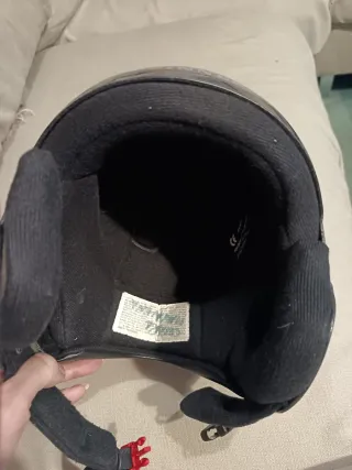 Casco sci bambini Sinner carbon look