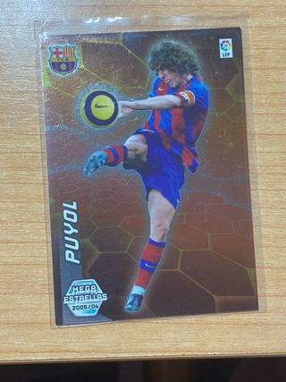Cromo Puyol Mega Estrellas 05/06 Holo