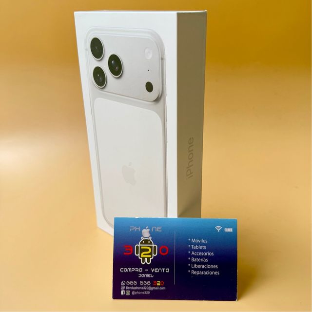 iPhone 17 Pro Max 256GB Plata Precintado Factura