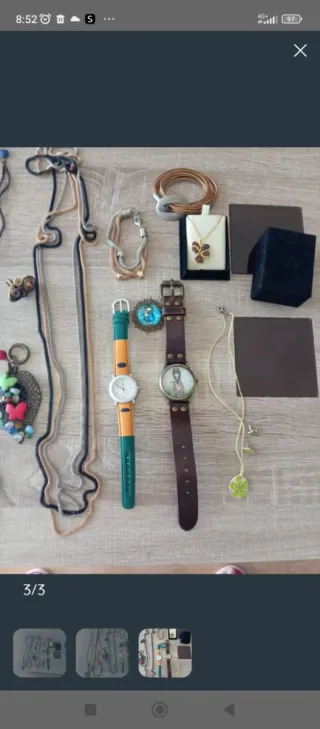 Lote bisutería y relojes