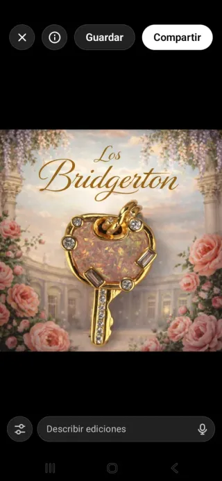 Charm Bridgerton Llave Love