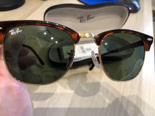 Ray-Ban Clubmaster Nuevas Marrón/Dorado