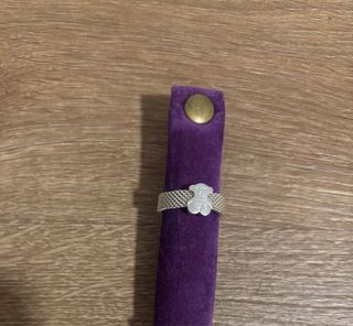 Anillo Tous Oso Plata. Talla 12