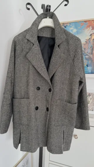 Giacca doppiopetto fantasia