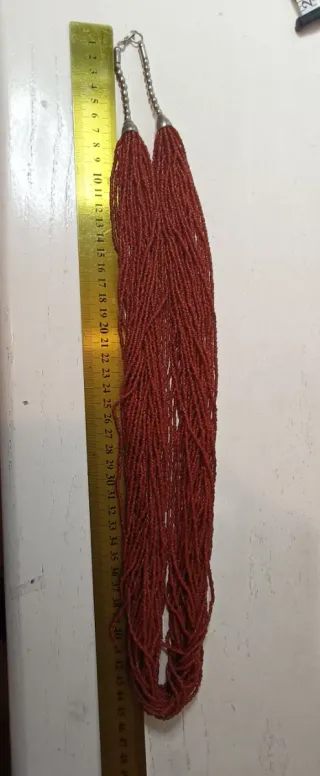 Collar multicapa coral 26 hileras