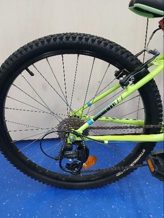 Bicicleta Rockrider st500 24" Flúor