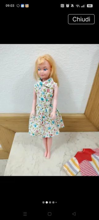 Bambola Skipper clone + set vestiti