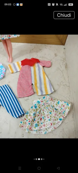 Bambola Skipper clone + set vestiti