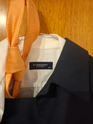 Traje Burberry Niño Chaqueta Talla 12