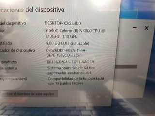 Portátil MEDION Akoya E4271 Convertible 14 4/64GB