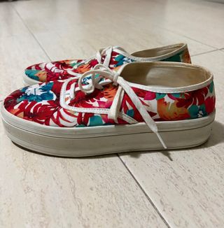 Zapatillas Zara Flores Multicolor Talla 38
