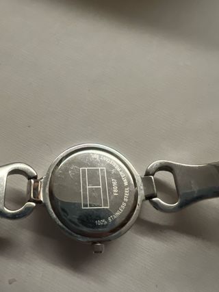 Reloj Tommy Hilfiger Plata y Negro