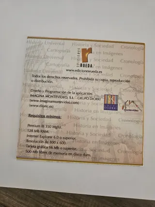 Enciclopedia de historia universal 10 tomos+cd