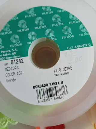 Remates bordados fantasía