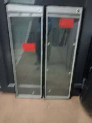 Cristales con cortinas interiores