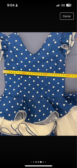 Traje flamenca niña