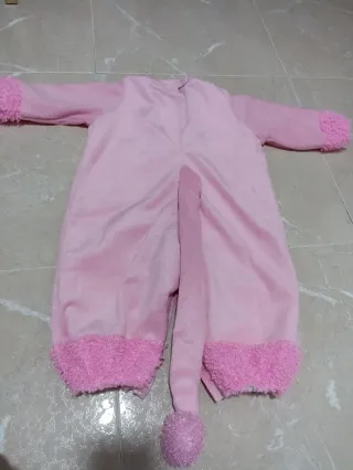 Disfraz Caniche Rosa Bebé