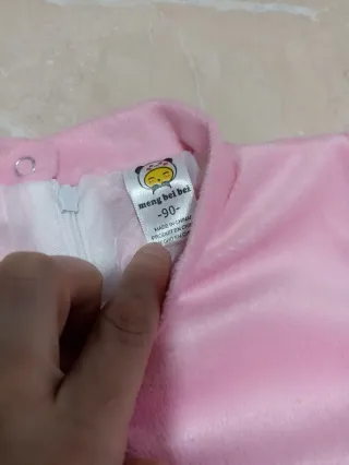 Disfraz Caniche Rosa Bebé