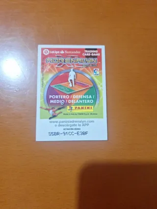 Carta Invencible Adrenalyn 2016-17