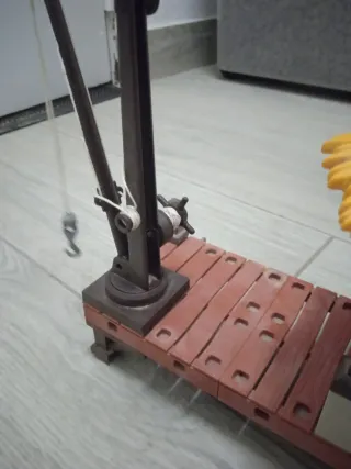 Playmobil muelle y Grúa Puerto Piratas