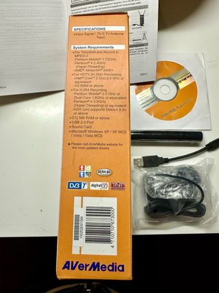 Sintonizzatore TV digitale terrestre USB x PC