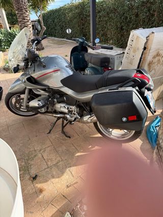 BMW Naked Moto con Maletas bmw r 850 r special