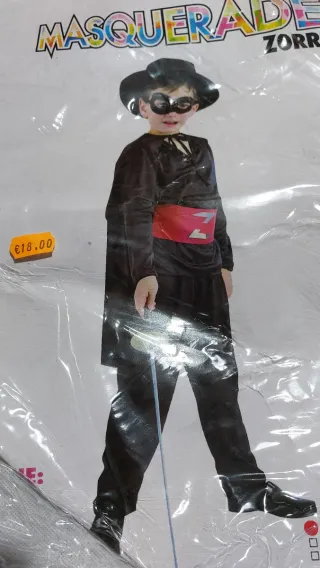 Costume Zorro Carnevale Bimbo