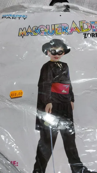 Costume Zorro Carnevale Bimbo
