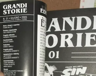 1 Fumetto Sin City vintage graphic novel book 2004