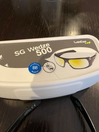 Gafas de sol Wedze SG 500 negras y doradas