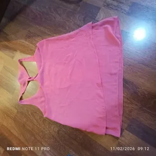 Blusa Zara Rosa Talla S