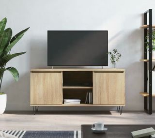 Aparador Mueble TV Madera y Metal