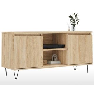 Aparador Mueble TV Madera y Metal