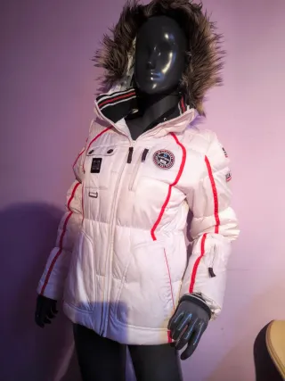 Cazadora Icepeak Blanca y Roja