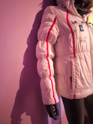 Cazadora Icepeak Blanca y Roja