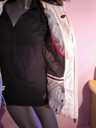 Cazadora Icepeak Blanca y Roja