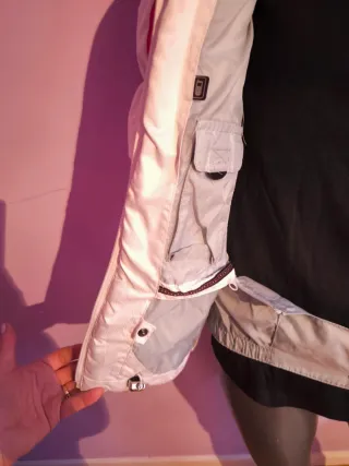 Cazadora Icepeak Blanca y Roja