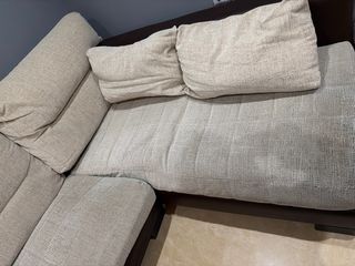 Sofá Ch modular tela y piel