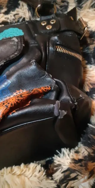 Bolso Desigual Negro con Adornos