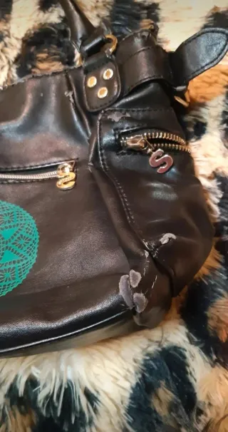 Bolso Desigual Negro con Adornos