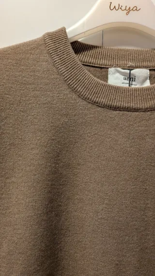 Jersey marron de AMI PARIS