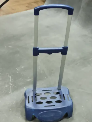 Carro portaequipajes azul