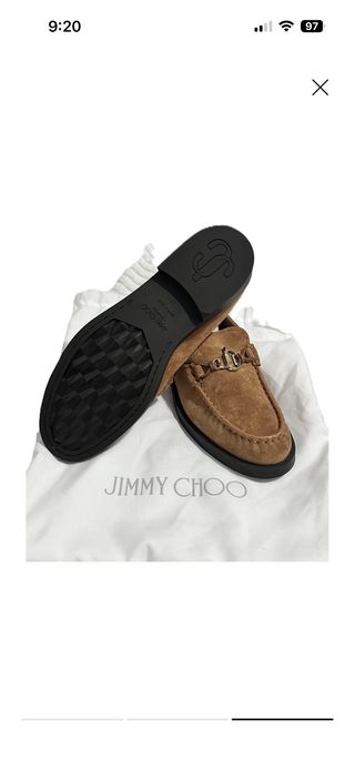 Mocasines Jimmy Choo ante camel mujer talla 37