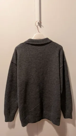 Jersey Ami Paris Gris Corazón 'A'